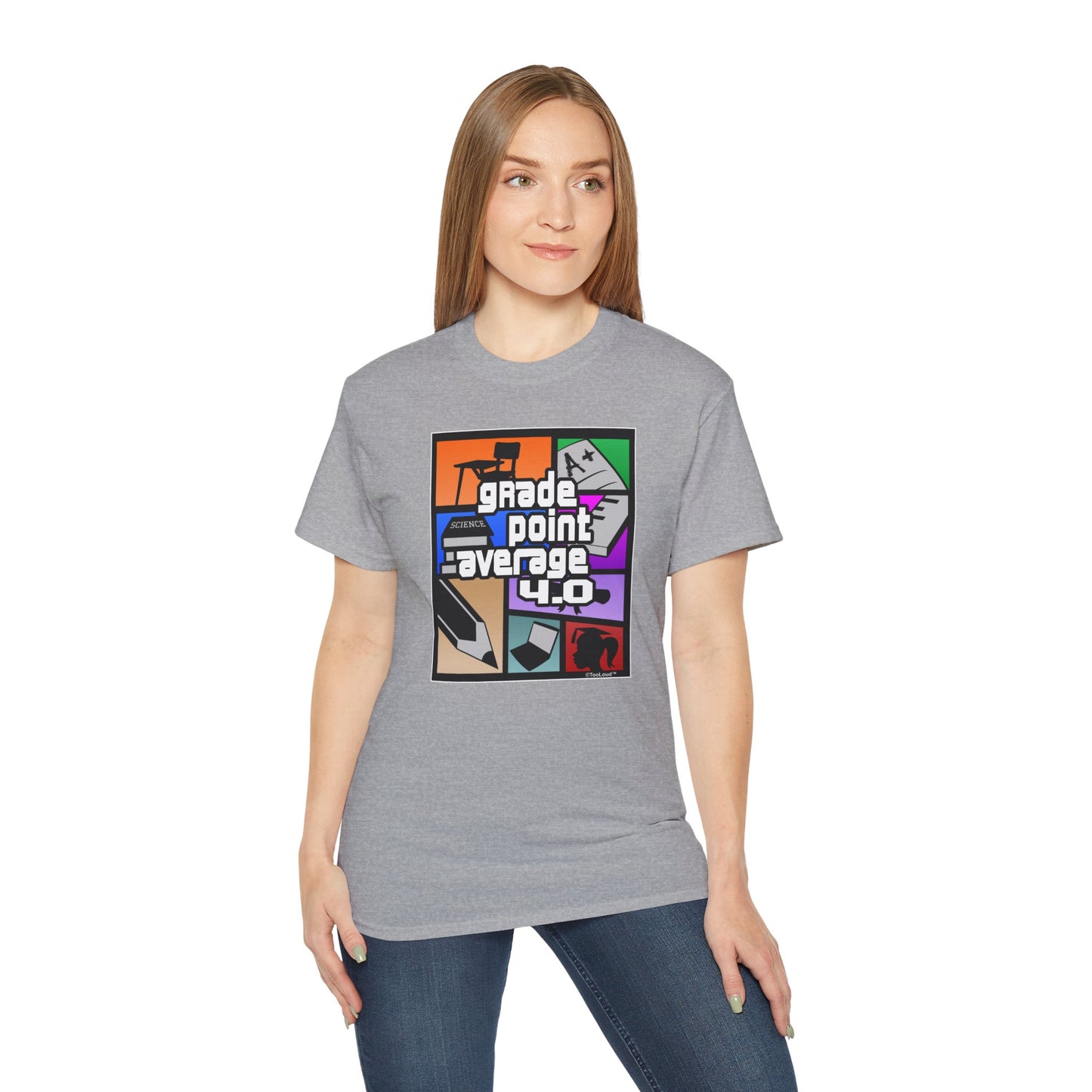 GPA 4 – Grade Point Average Unisex T-Shirt by TOOLOUD