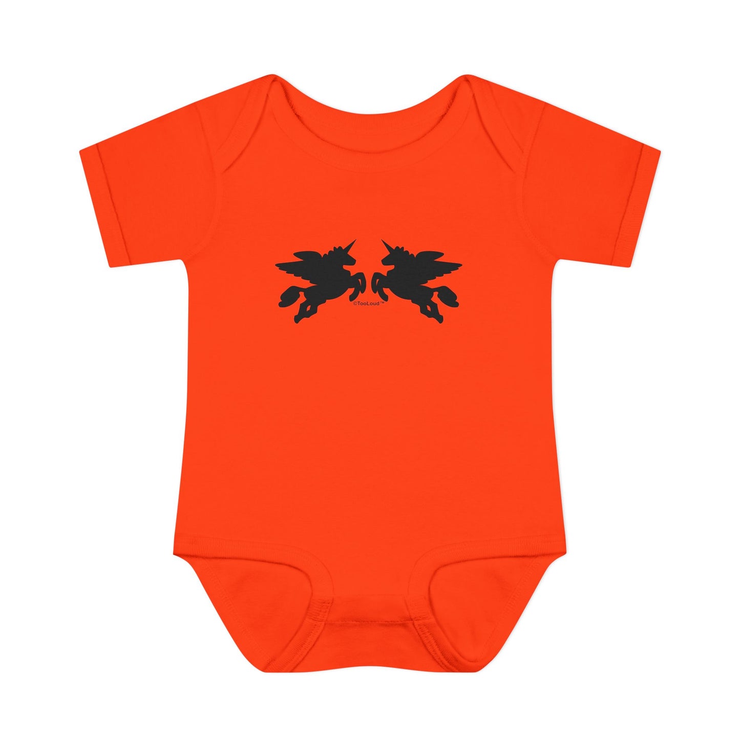 Unicorn Pegasus Design Baby Romper Bodysuit by TOOLOUD