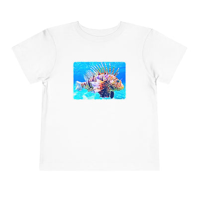 Lionfish in Watercolor Toddler T-Shirt by TOOLOUD