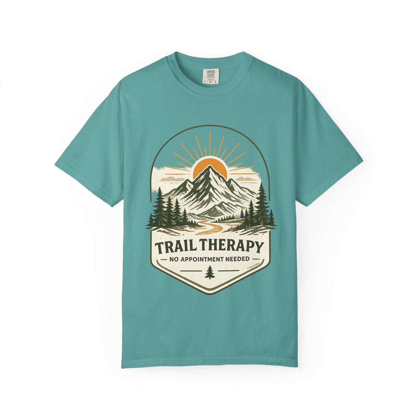 Trail Therapy No Appointment Needed T-Shirt – Garment-Dyed Unisex Hiking Tee