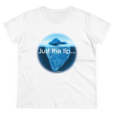 TooLoud Iceberg Just The Tip Women's Cotton T-Shirt