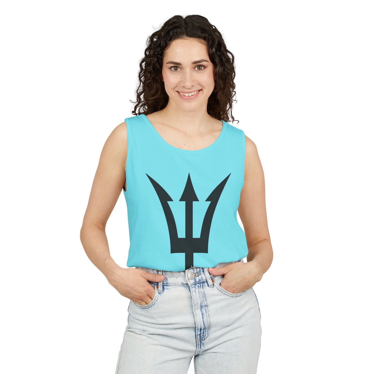 Trident of Poseidon Unisex Loose Tank Top by TOOLOUD