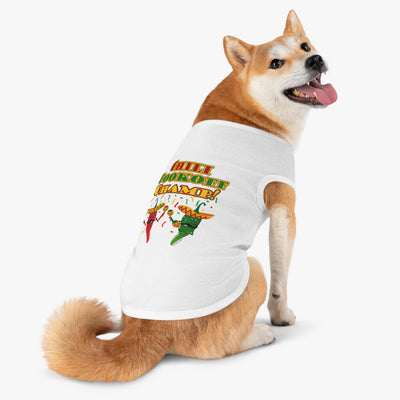 Chili Cookoff Champ! Chile Peppers Dog Shirt