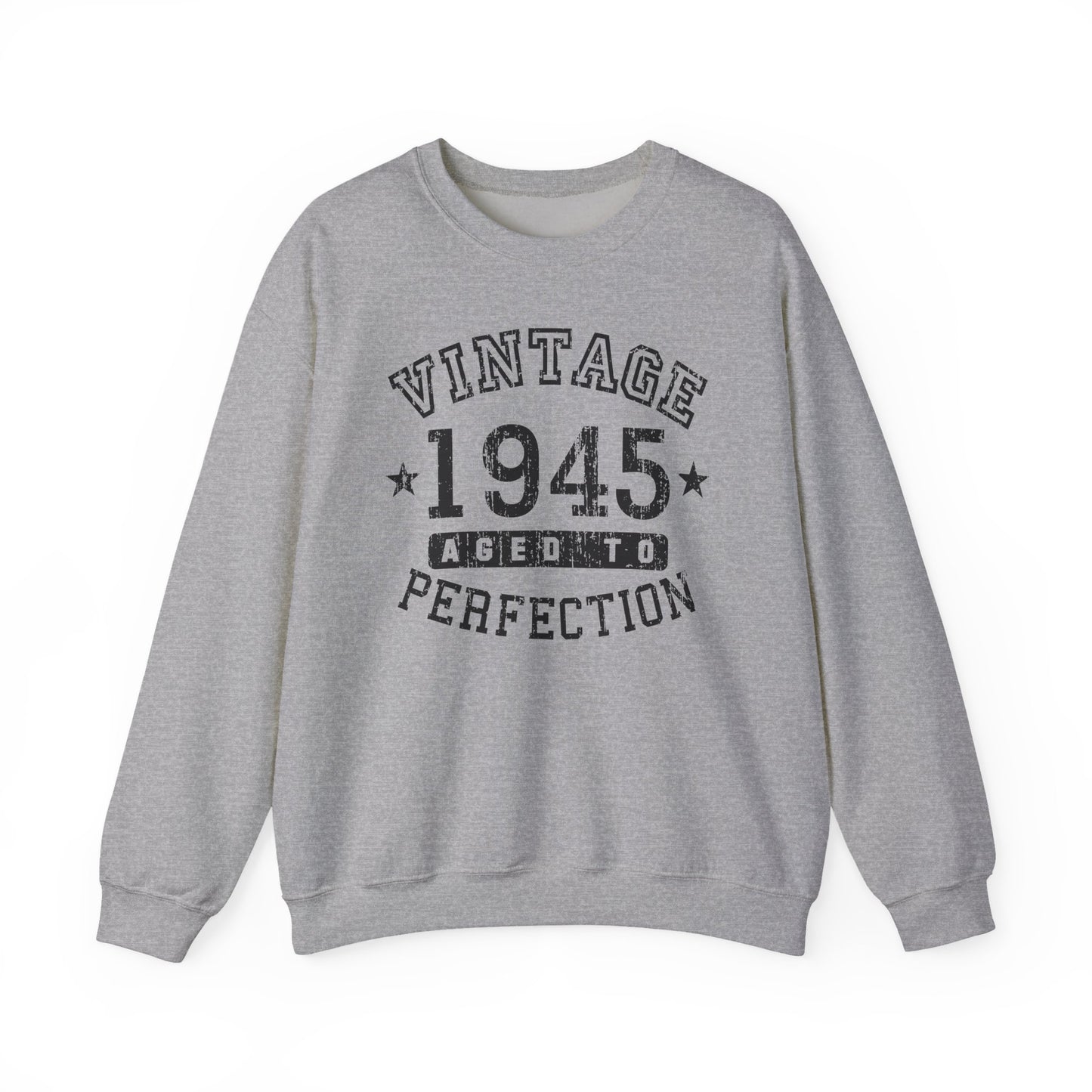 1945 - Vintage Birth Year Sweatshirt Adults Unisex by TOOLOUD