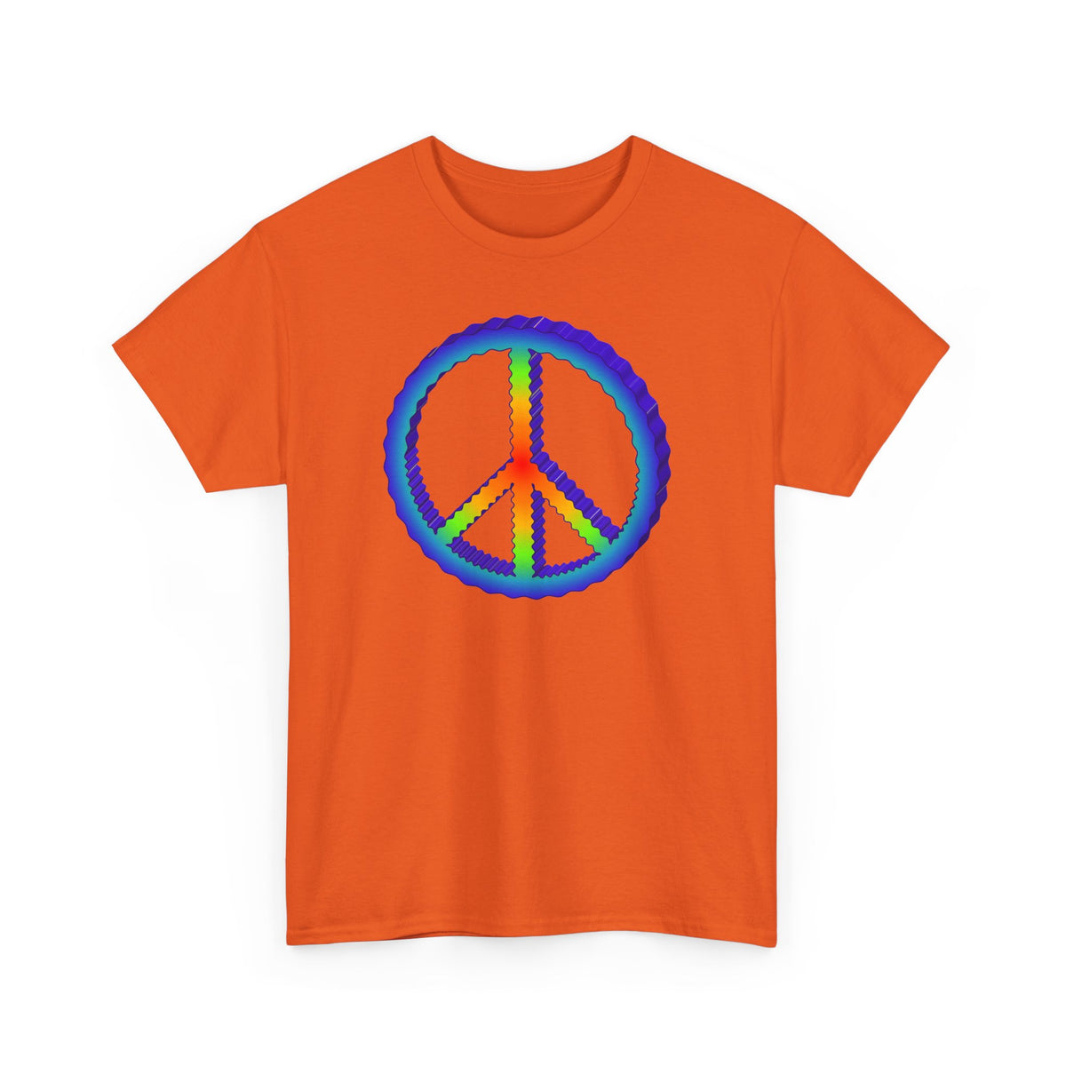 Rainbow Peace Adult Dark T-Shirt by TOOLOUD
