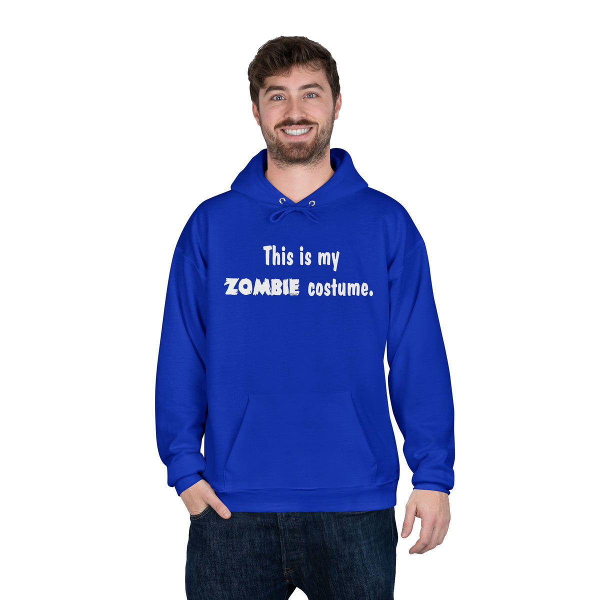 This Is My Zombie Costume – Halloween Dark Pullover Hoodie Sweatshirt by TOOLOUD