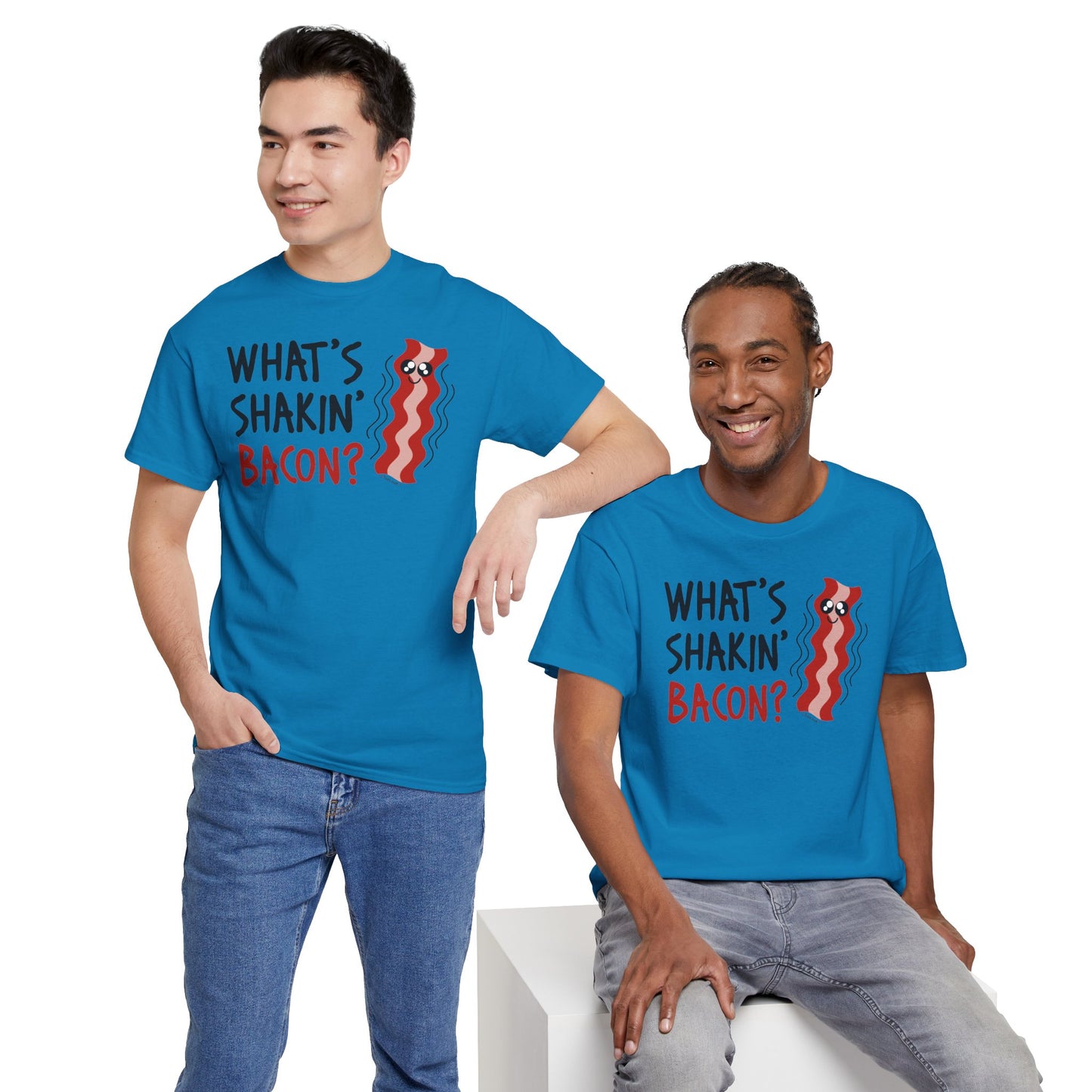 What’s Shakin’ Bacon – Premium Adult T-Shirt by TOOLOUD