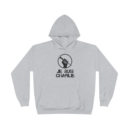 TOOLOUD Je Suis Charlie Hooded Unisex Sweatshirt