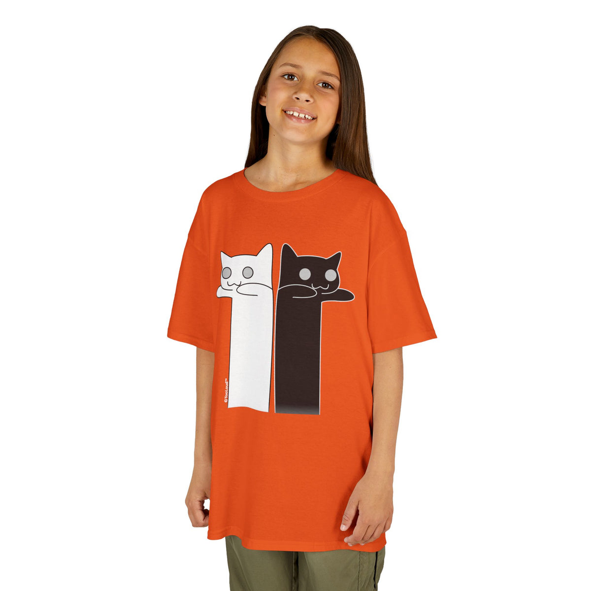 Longcat and Tacgnol – Internet Humor Children's Dark T-Shirt by TOOLOUD