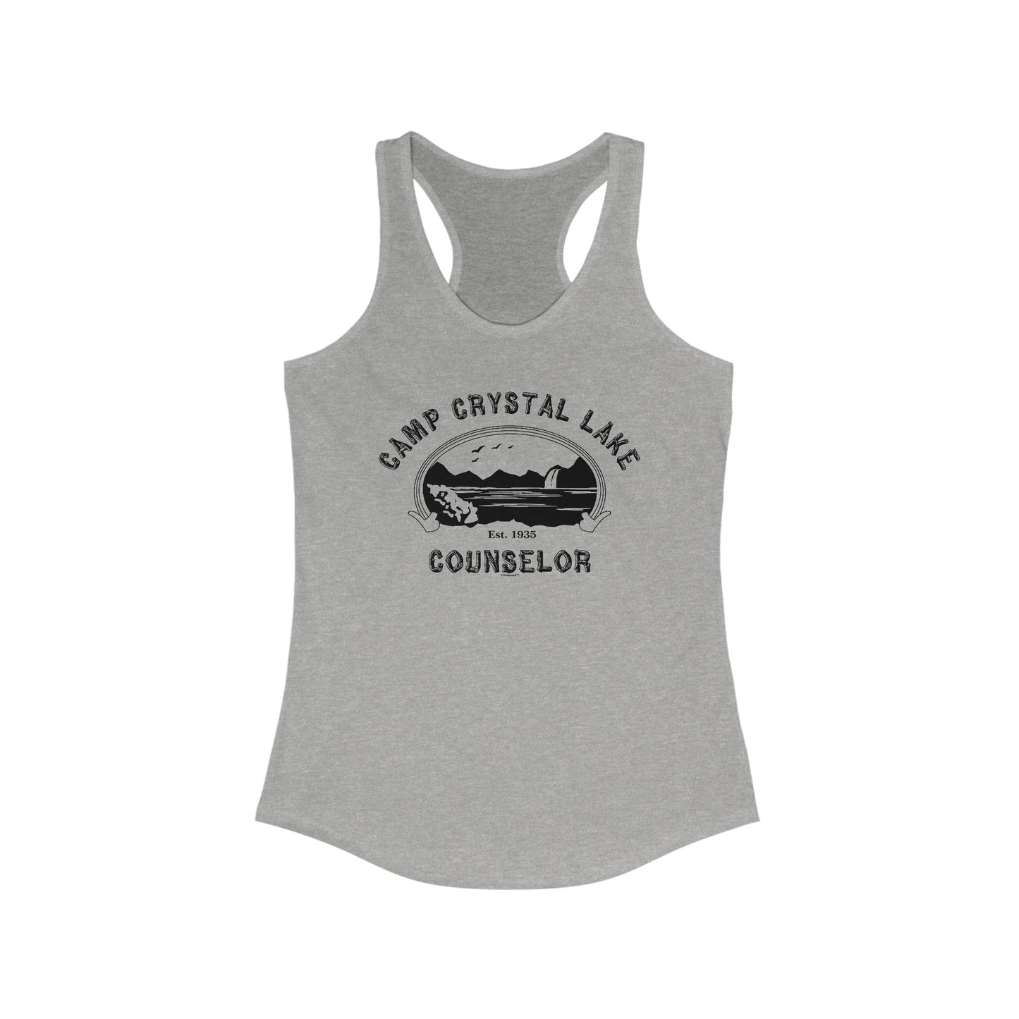Camp Crystal Lake Counselor - Friday the 13th Women's Racerback Tank Top by TOOLOUD