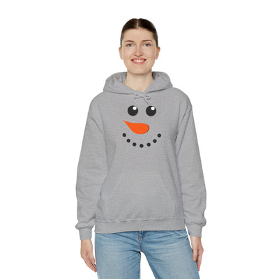 TOOLOUD Snowman Face Christmas Adult Unisex Hoodie Sweatshirt