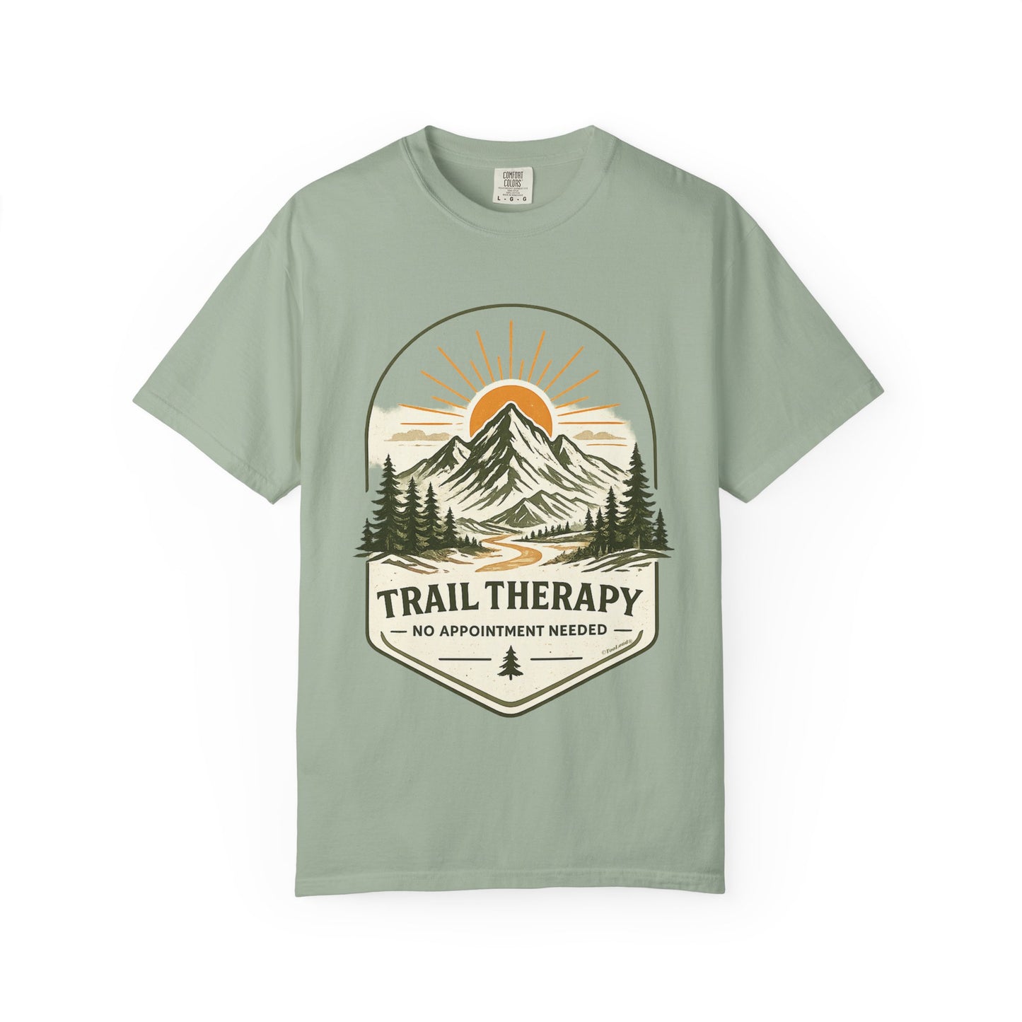 Trail Therapy No Appointment Needed T-Shirt – Garment-Dyed Unisex Hiking Tee