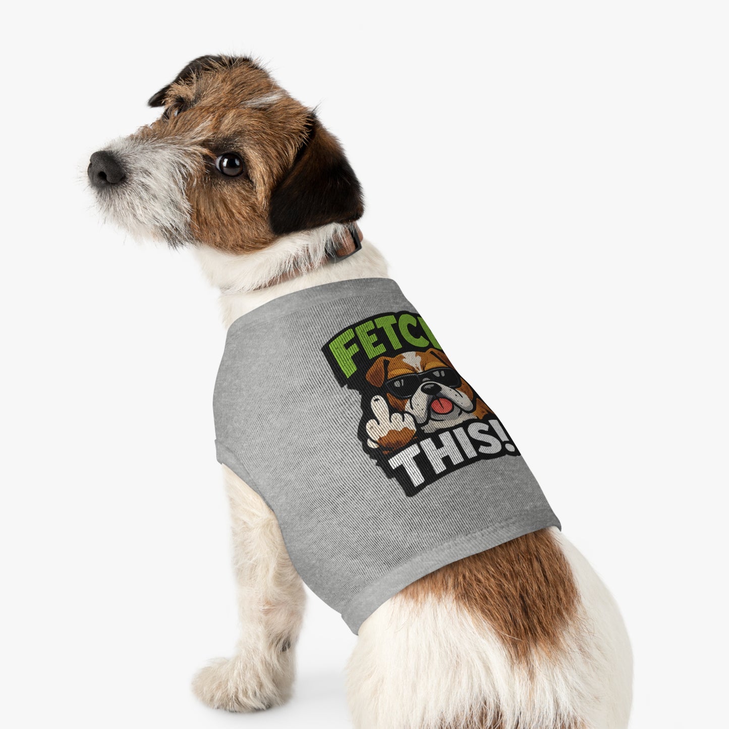 Fetch This! Middle Finger Dog Shirt by TOOLOUD