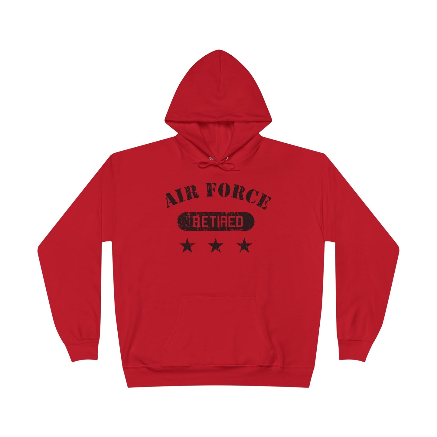 Retired Air Force Adult Hoodie Sweatshirt by TOOLOUD