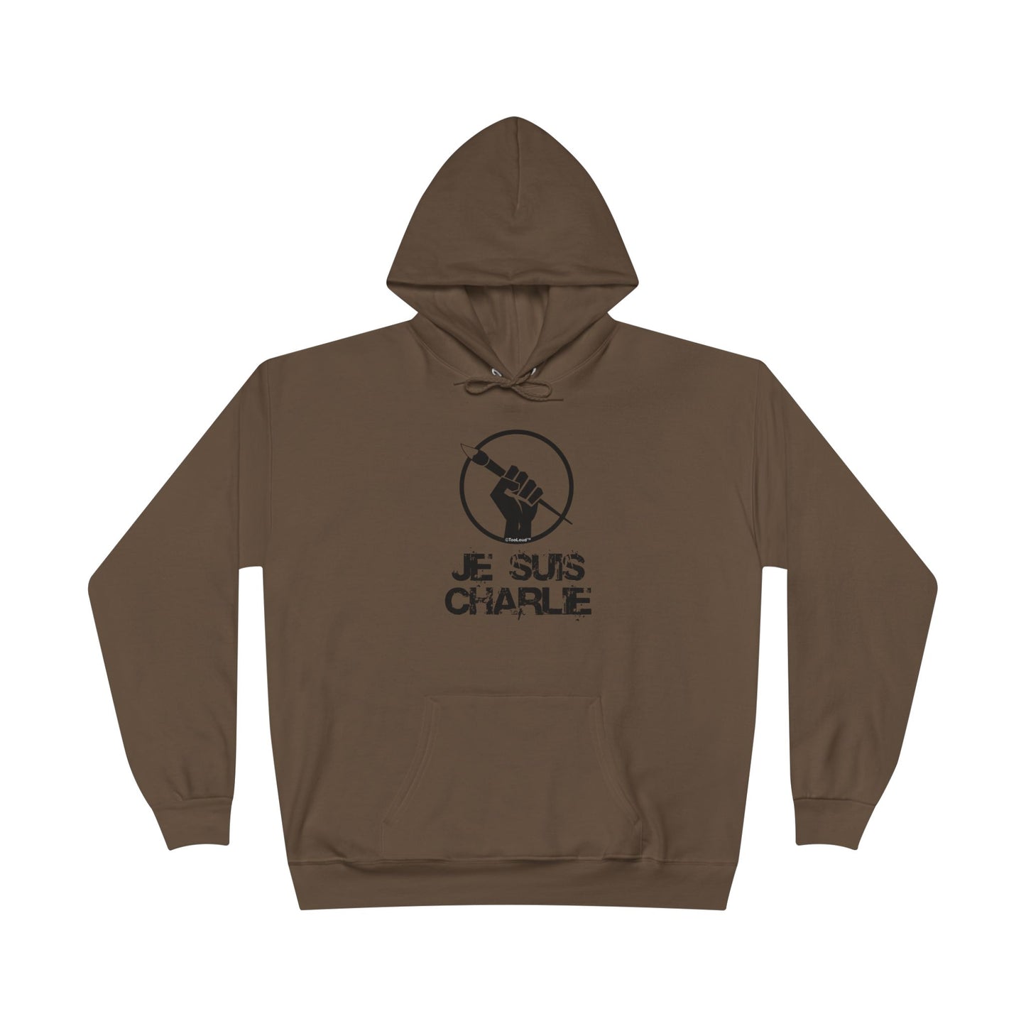 TOOLOUD Je Suis Charlie Hooded Unisex Sweatshirt