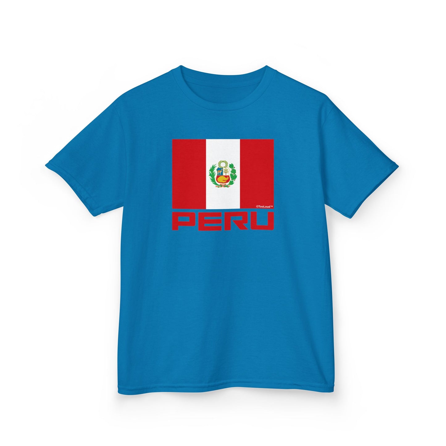 Peru Flag Children’s T-Shirt by TOOLOUD