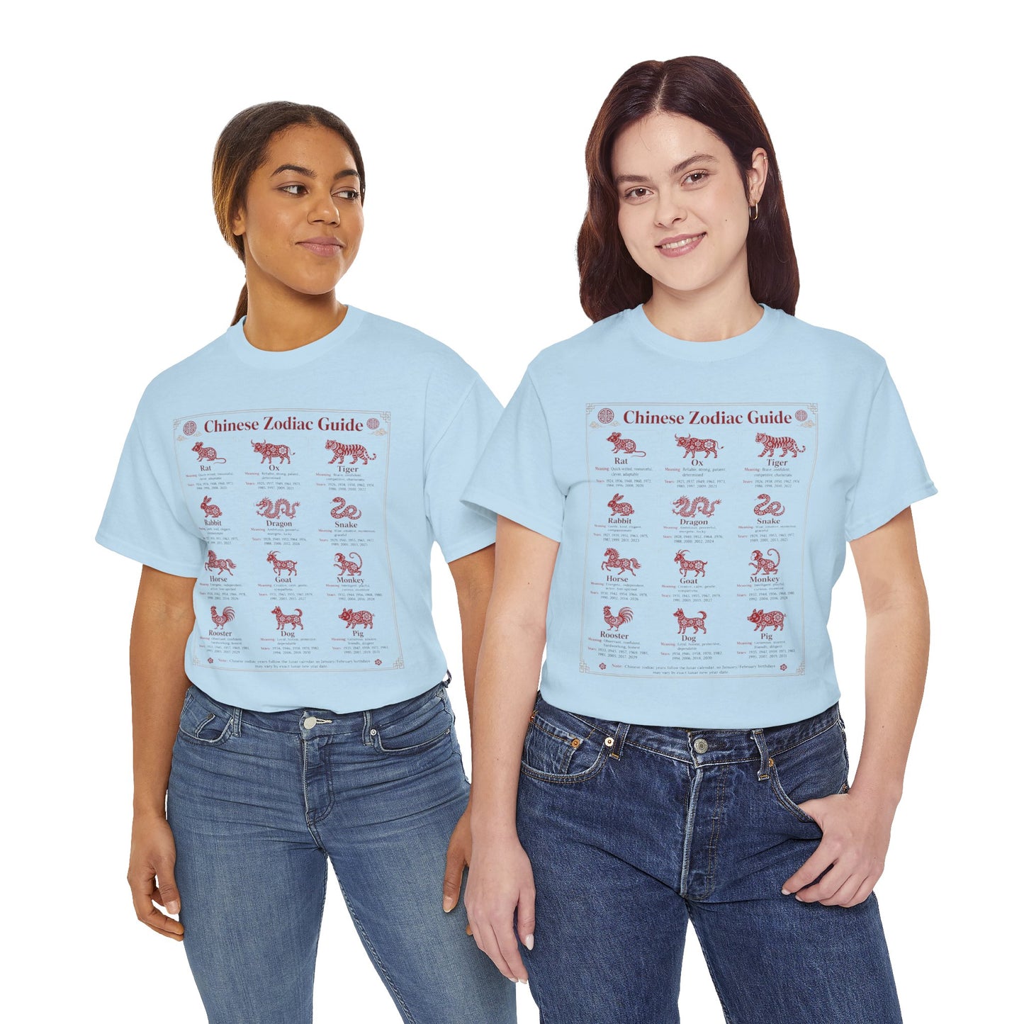 Chinese Zodiac Guide Design #2 T-Shirt by TOOLOUD