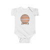 TooLoud Planet Jupiter Text Baby Romper Bodysuit