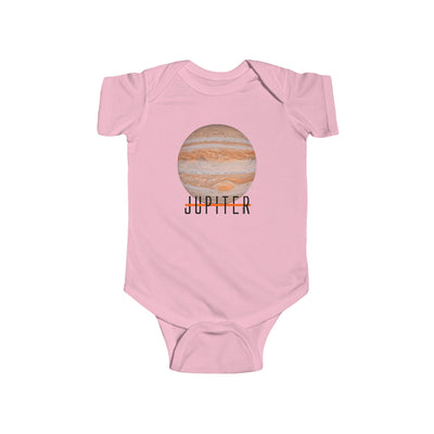 TooLoud Planet Jupiter Text Baby Romper Bodysuit