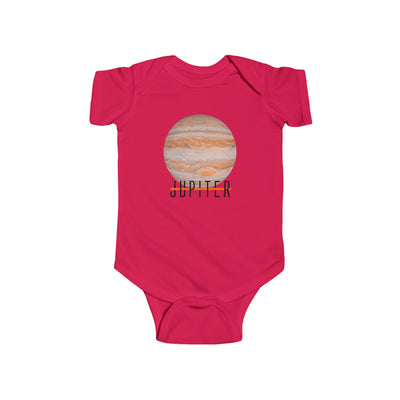 TooLoud Planet Jupiter Text Baby Romper Bodysuit