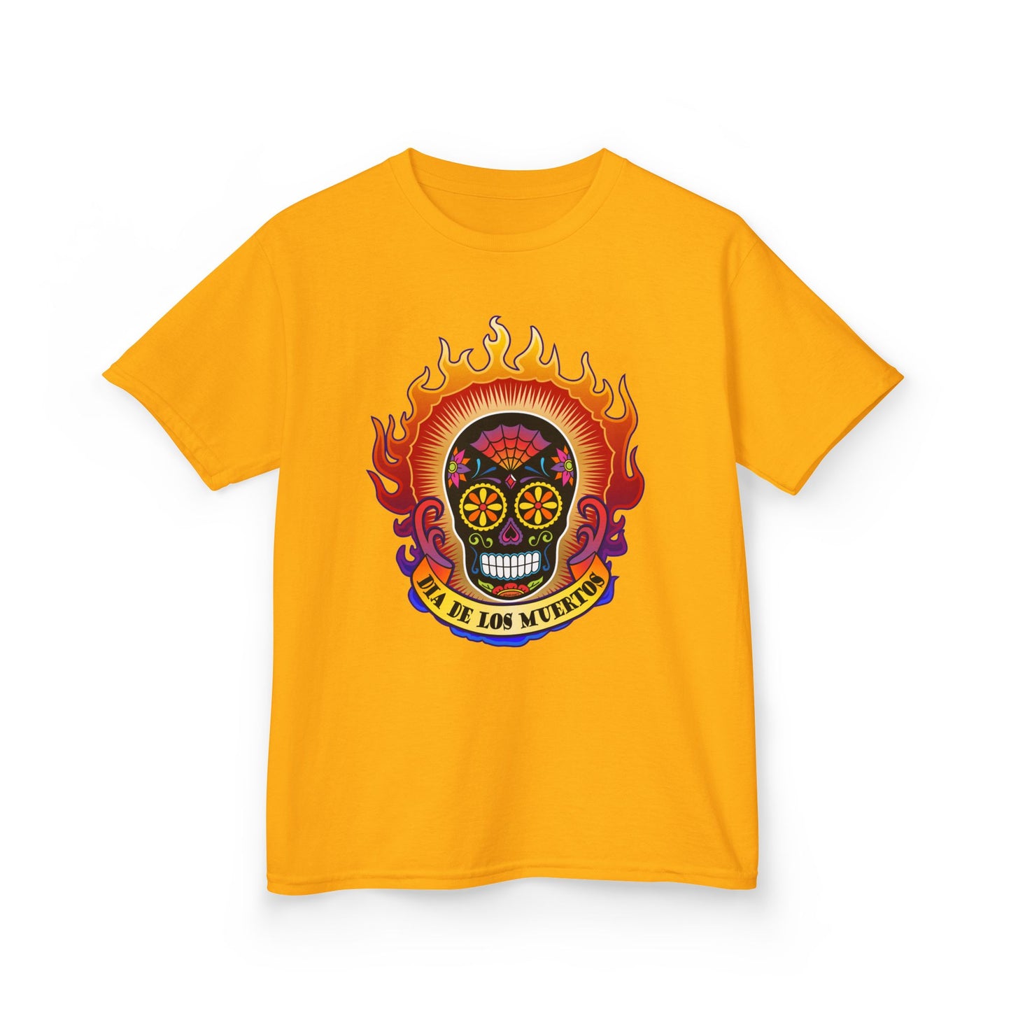 Dia de Los Muertos Sacred Calavera – Day of the Dead Children’s T-Shirt by TOOLOUD