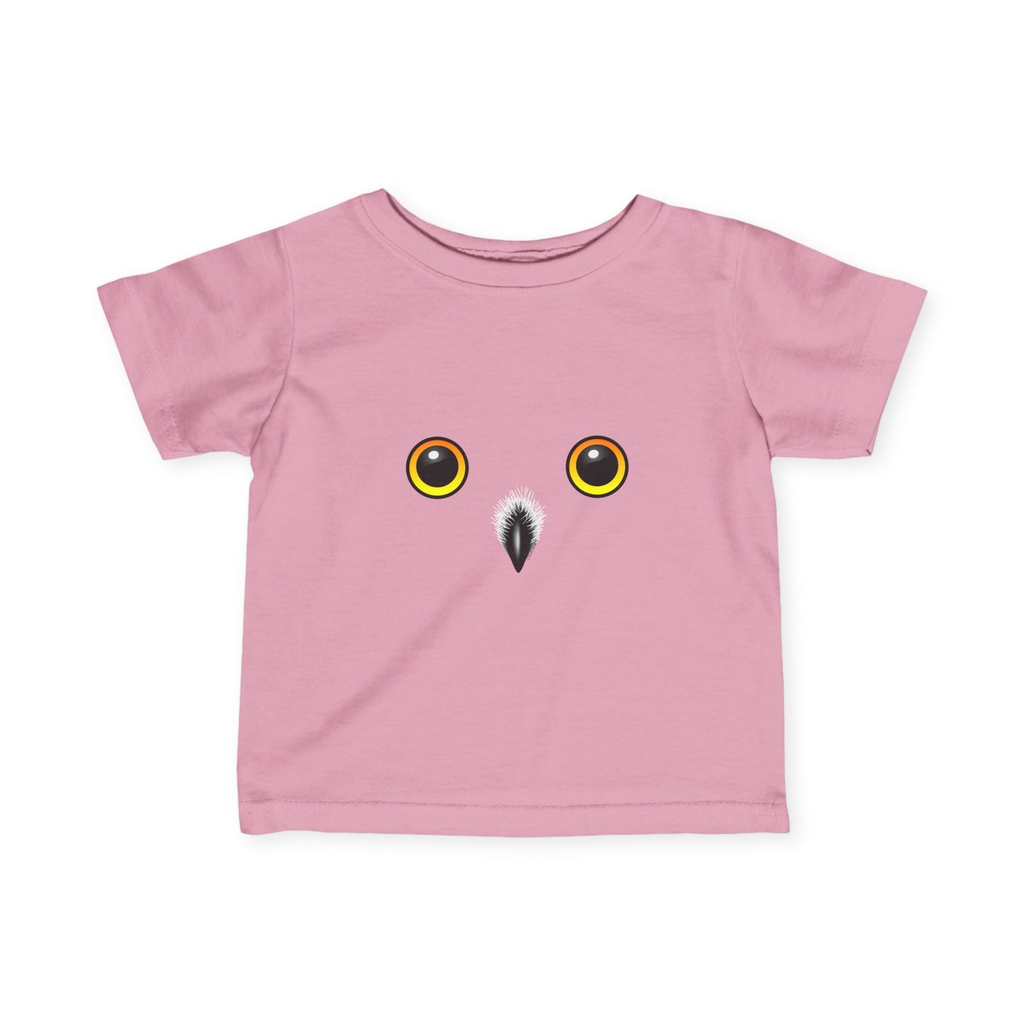 Cute Snowy Owl Face Infant T-Shirt By TOOLOUD