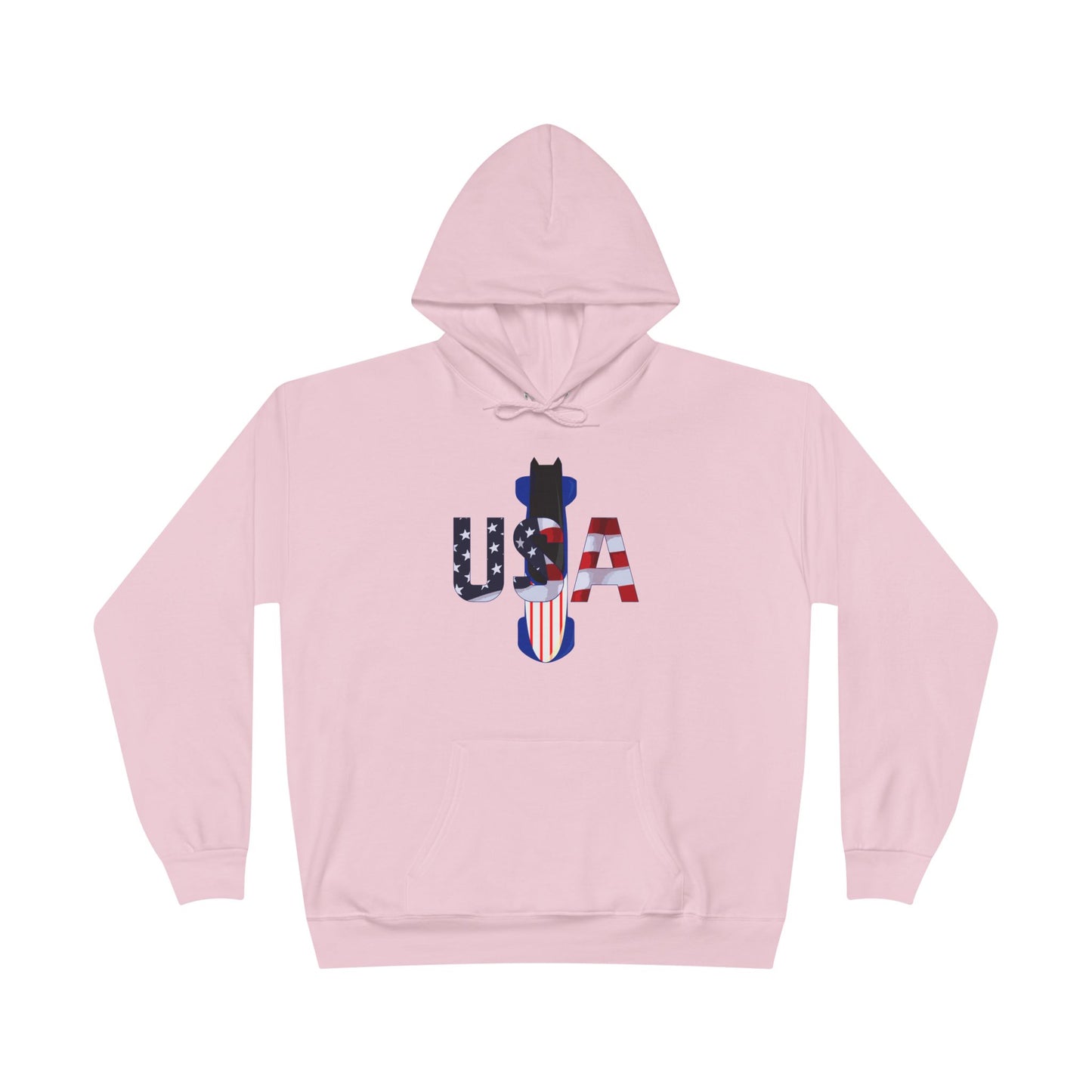 USA Bobsled Adult Hooded Sweatshirt by TOOLOUD