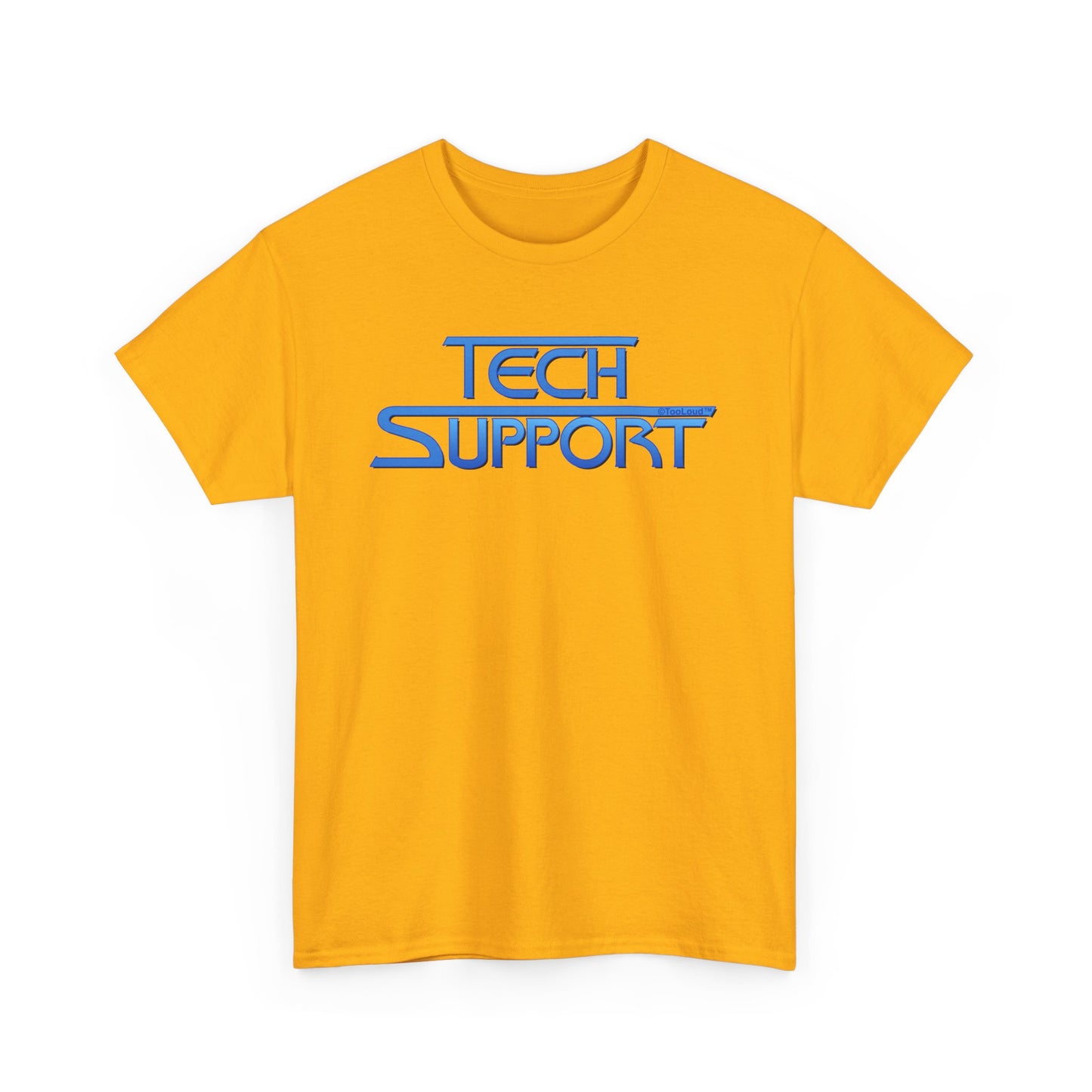 Tech Support Logo Unisex Cotton Tee T-Shirt by TOOLOUD