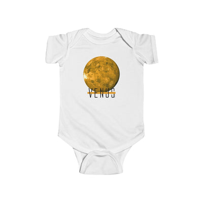 TooLoud Planet Venus Text Baby Infant Romper Bodysuit