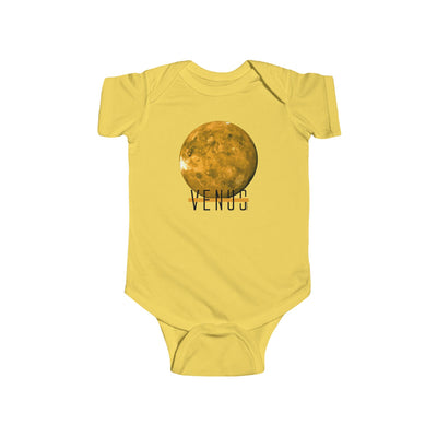 TooLoud Planet Venus Text Baby Infant Romper Bodysuit