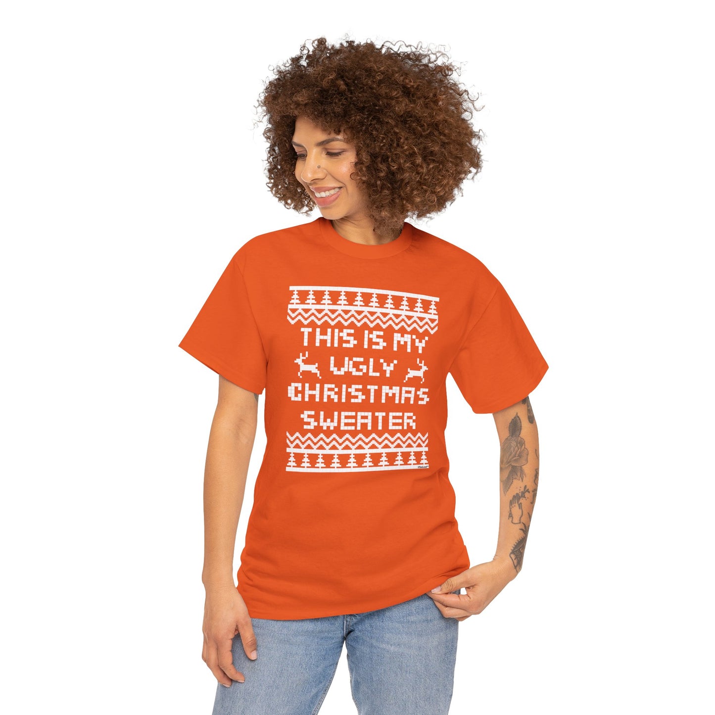 This Is My Ugly Christmas Sweater Women’s Dark T-Shirt by TOOLOUD™
