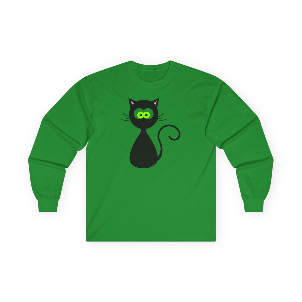 Cat Halloween Adult Long Sleeve Shirt by TOOLOUD