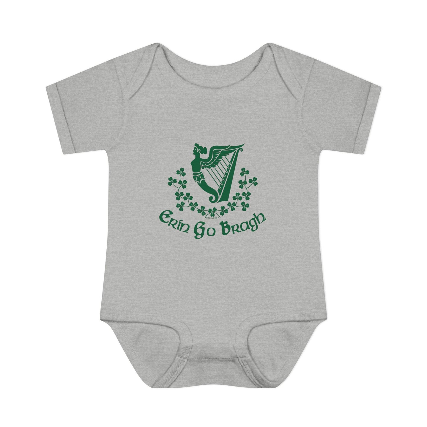 Erin Go Bragh Ireland Forever Baby Romper Bodysuit by TOOLOUD