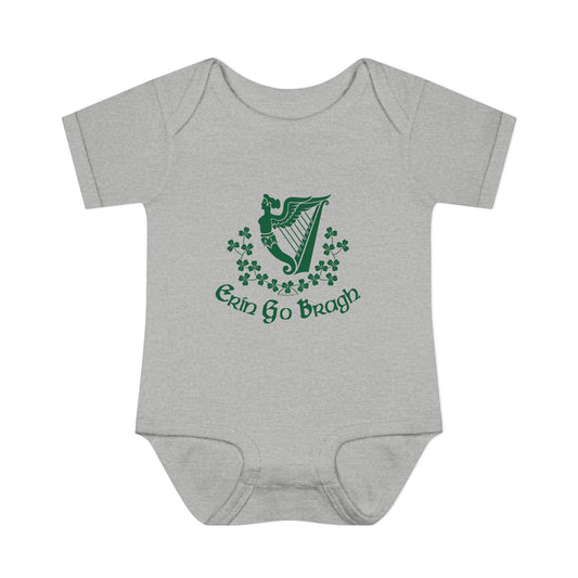 Erin Go Bragh Ireland Forever Baby Romper Bodysuit by TOOLOUD