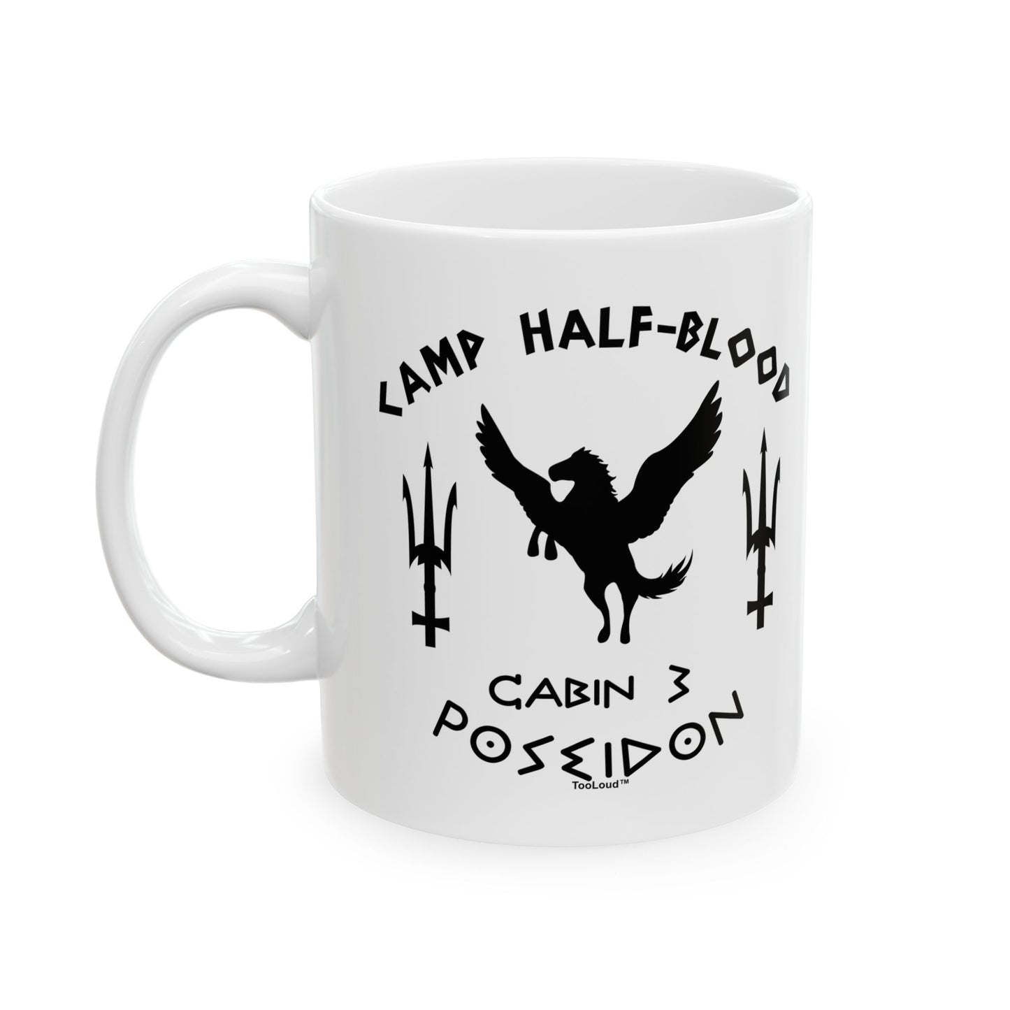Cabin 3 Poseidon Camp Half-Blood Printed Coffee Mug – 11oz or 15oz by TOOLOUD