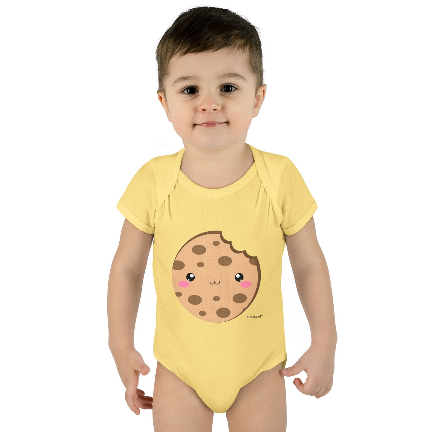 Cute Matching Milk and Cookie Design – Cookie Baby Romper Bodysuit by TOOLOUD