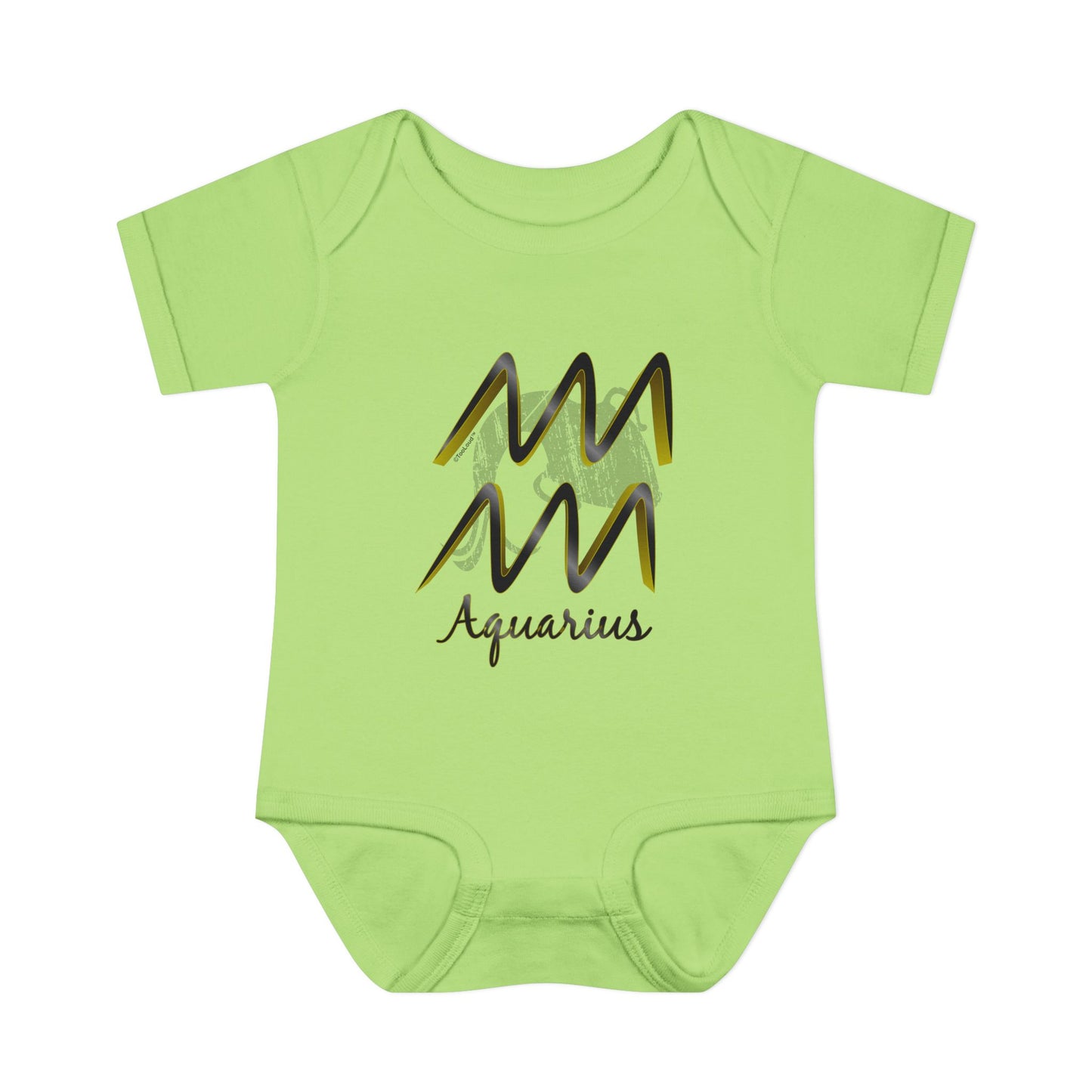 Aquarius Symbol Baby Romper Bodysuit by TOOLOUD