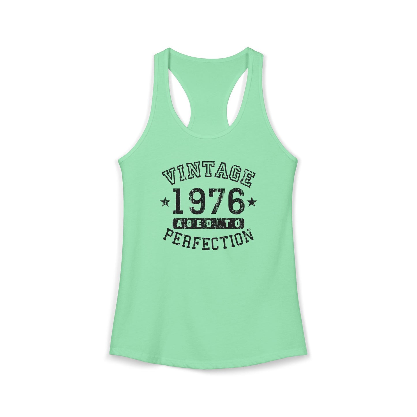 1976 – Vintage Birth Year Women’s Racerback Tank Top by TOOLOUD