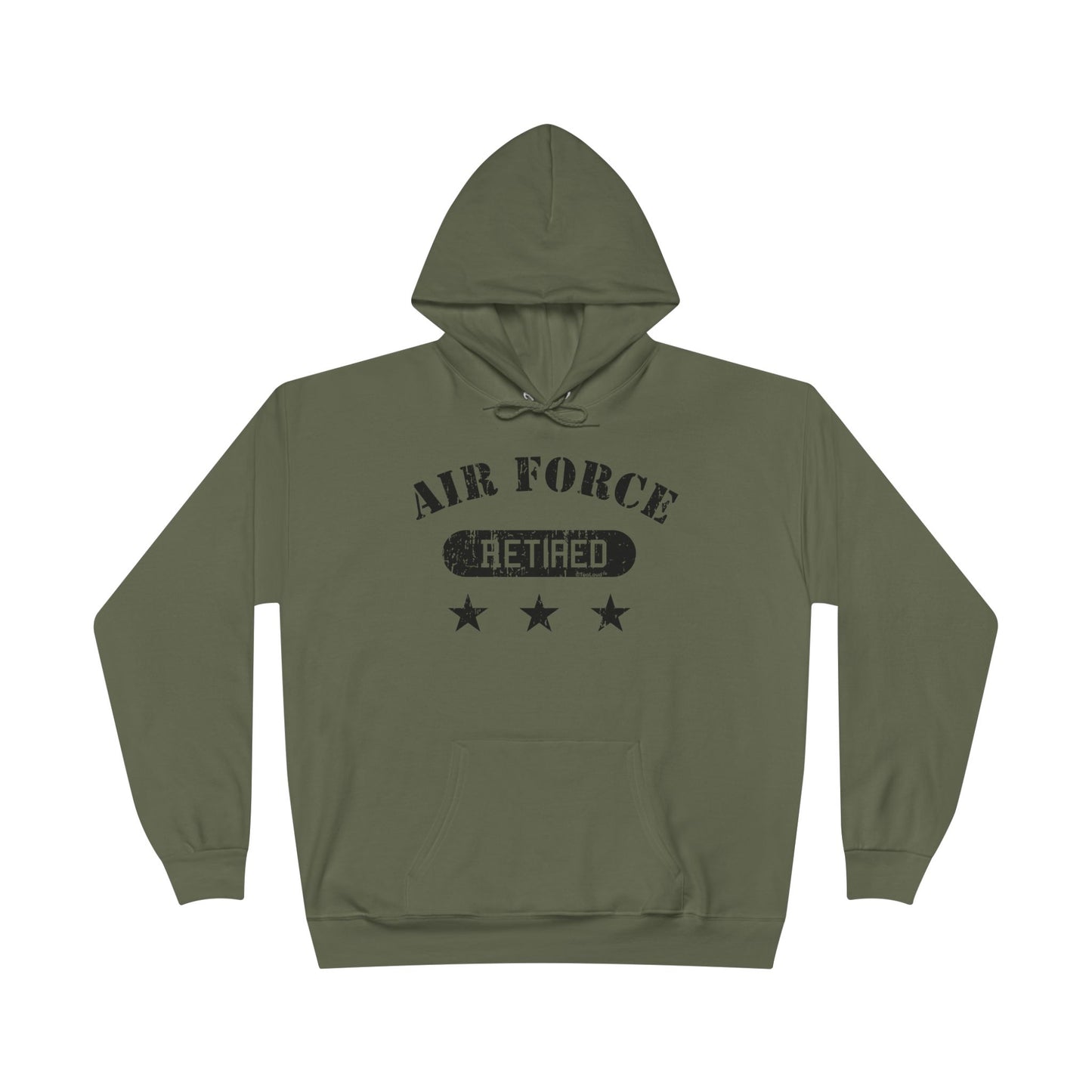 Retired Air Force Adult Hoodie Sweatshirt by TOOLOUD