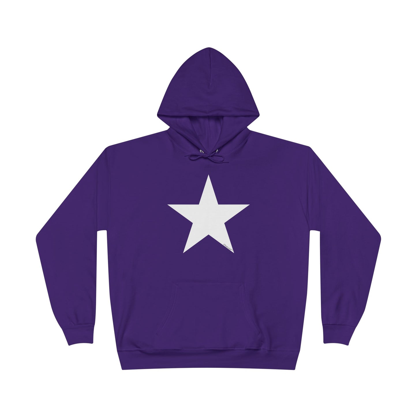 White Star Dark Adult Hoodie Sweatshirt by TOOLOUD