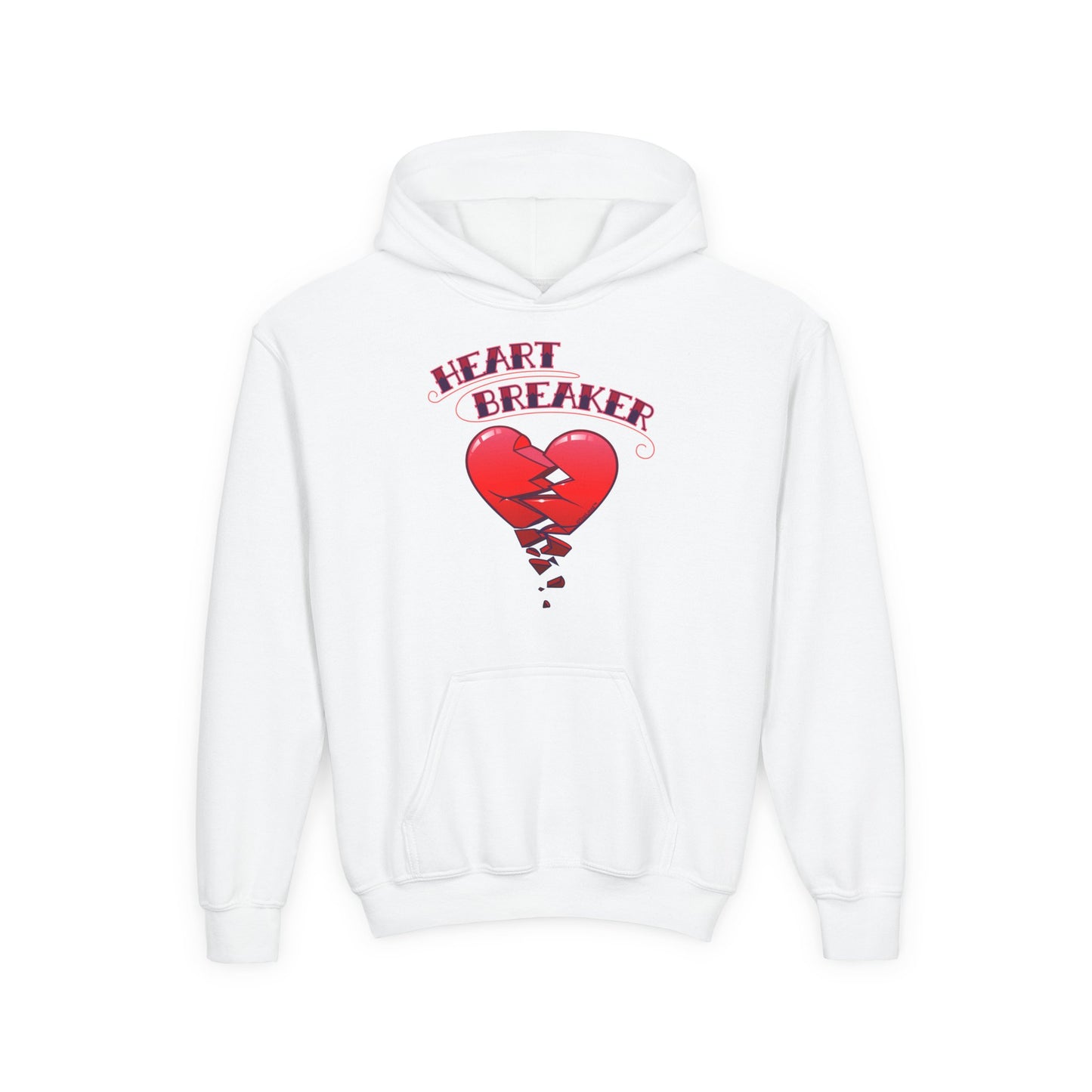 Heart Breaker Cute Childrens Hoodie by TOOLOUD