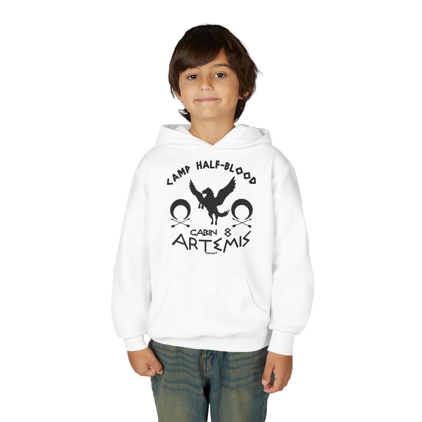 Camp Half-Blood Cabin 8 Artemis Youth Children’s Hoodie by TOOLOUD™