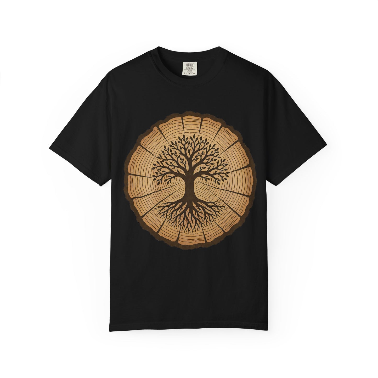 Tree Stump of Life – Unisex Garment-Dyed Adult T-Shirt
