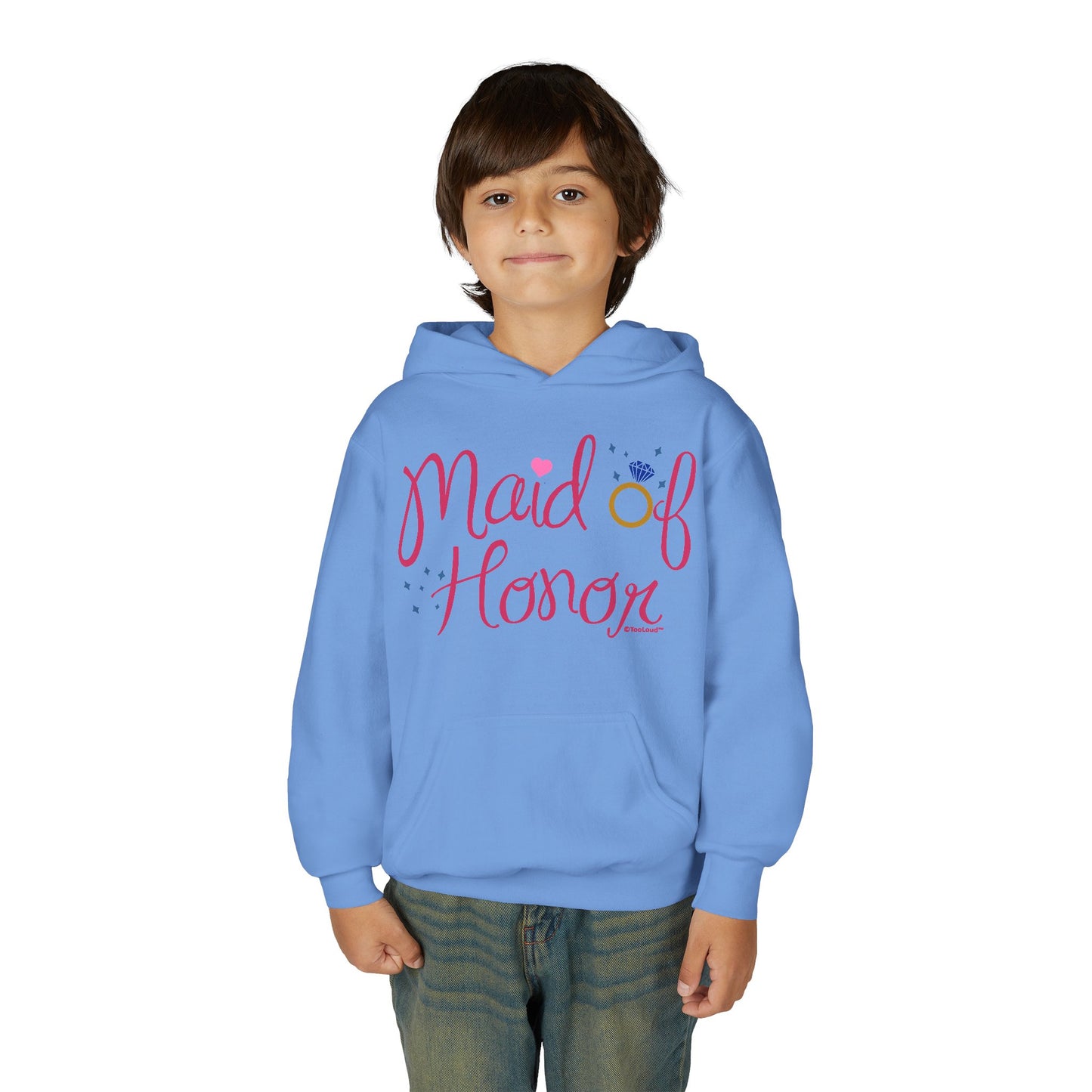 Maid of Honor – Diamond Ring Design – Color Youth Children’s Hoodie by TOOLOUD™