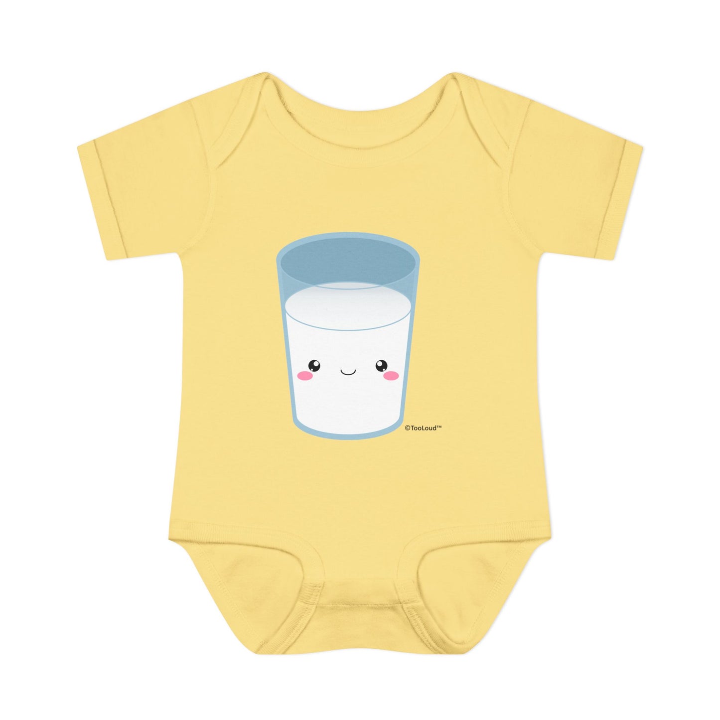 Cute Matching Milk and Cookie Design – Milk Baby Romper Bodysuit by TOOLOUD