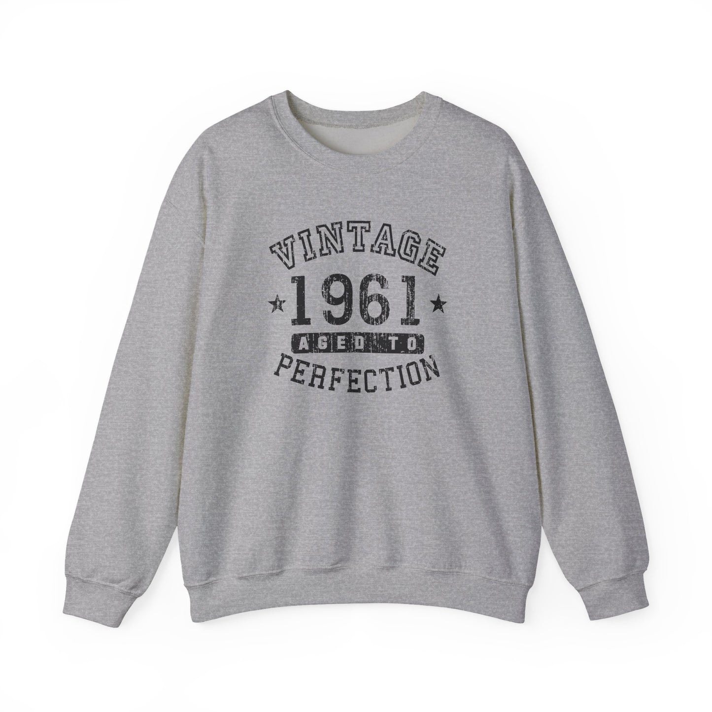 60th Birthday Vintage Birth Year 1961 Crewneck Sweatshirt by TOOLOUD
