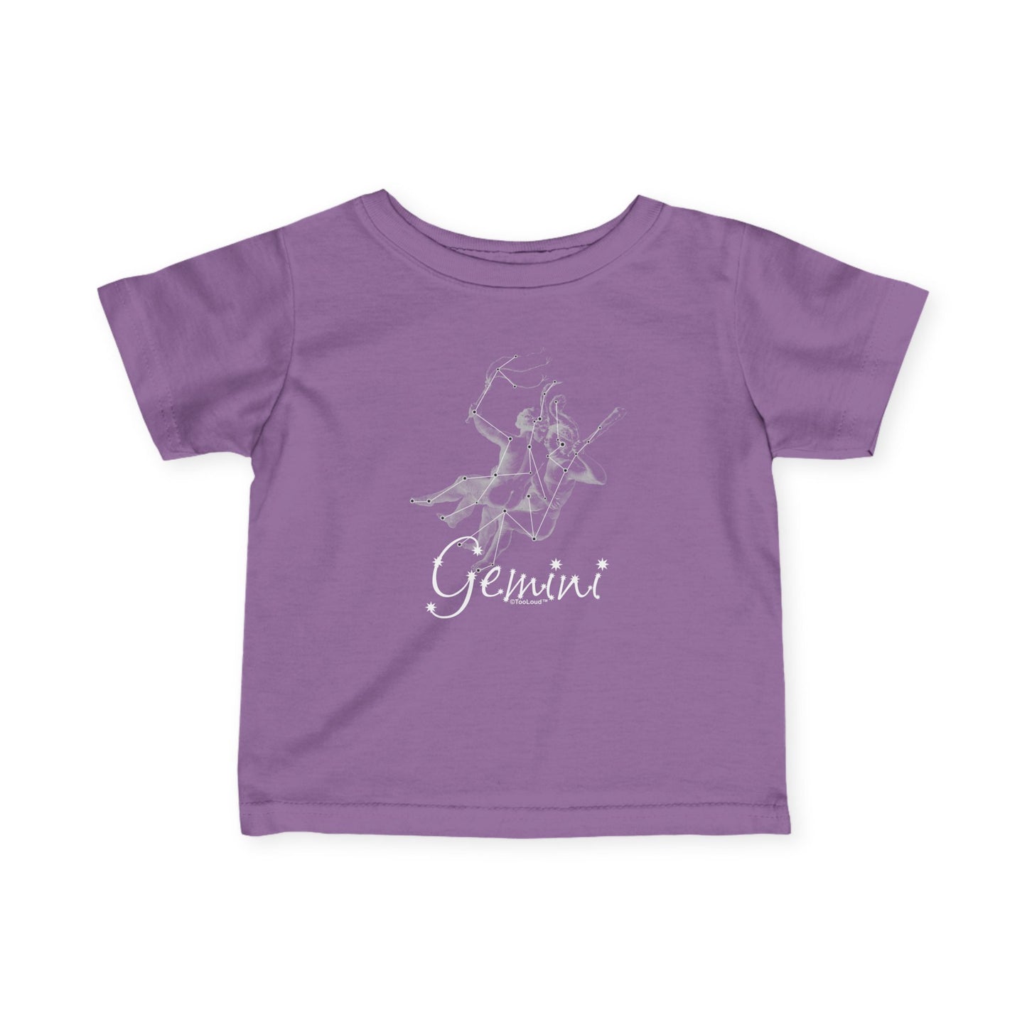 Gemini Constellation Infant Dark T-Shirt by TOOLOUD