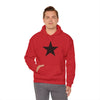 TOOLOUD Black Star Hooded Sweatshirt - Unisex