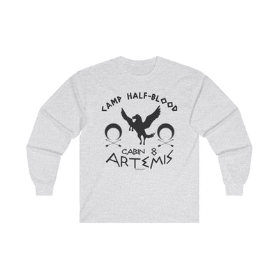 TooLoud Camp Half-Blood Cabin 8 Artemis Adult Long Sleeve Shirt Tee