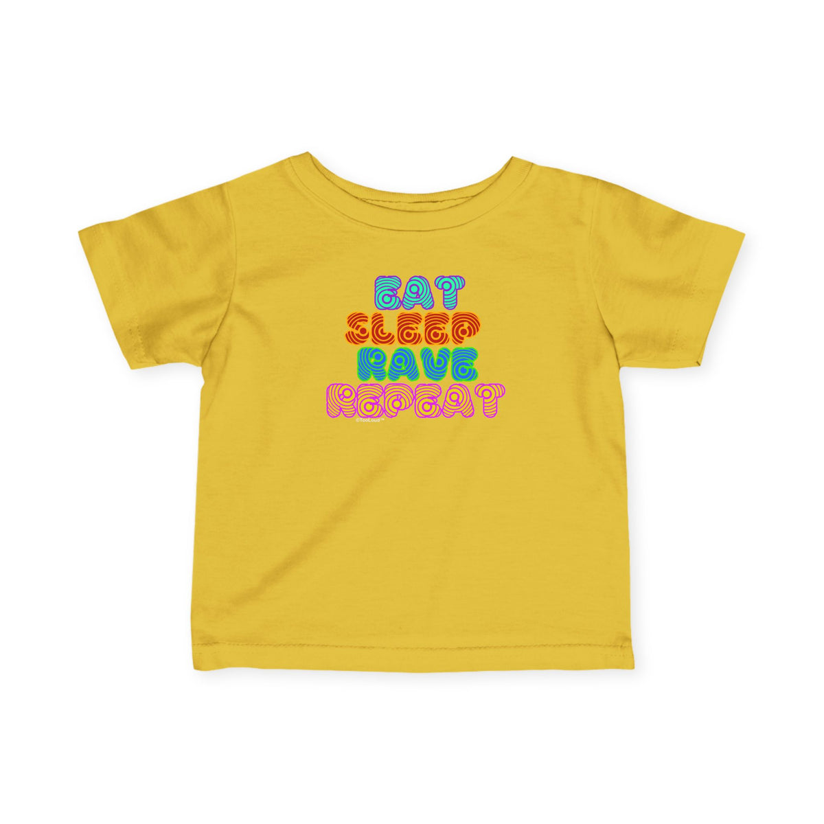 Eat Sleep Rave Repeat Hypnotic Infant T-Shirt by TOOLOUD